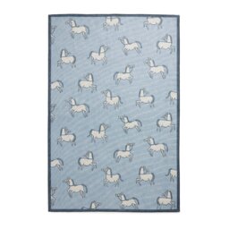 Scion Canter Mist Blue Flatweave Rug - 120x170cm - thumbnail 2