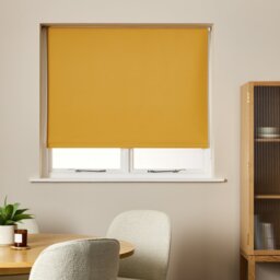 Habitat Blackout Mustard Roller Blind - 150cm - thumbnail 1