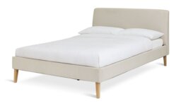 Habitat Ren Small Double Bed Frame - Cream - thumbnail 2