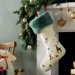 Argos Home Embroidered Character Christmas Stocking - thumbnail 1