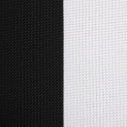 Argos Home Medium Fabric Ottoman - Black & White - thumbnail 2
