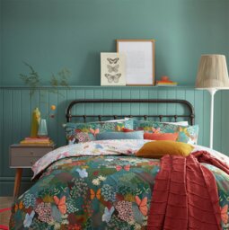 furn Forage Floral Teal Bedding Set - King size - thumbnail 1