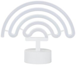 Glow Neon Effect Rainbow LED Table Lamp - Multicoloured - thumbnail 2