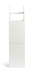 Habitat Tidy Cupboard with Toilet Roll Holder - White - thumbnail 1