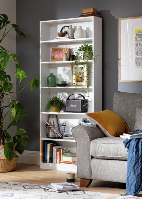 Argos Home Maine Bookcase - Oak Effect - image 1