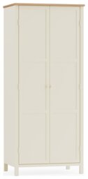 Julian Bowen Coxmoor 2 Door Wardrobe - Ivory - thumbnail 2