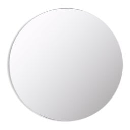 Habitat Black Frameless Round Wall Mirror - 50x50cm - thumbnail 2