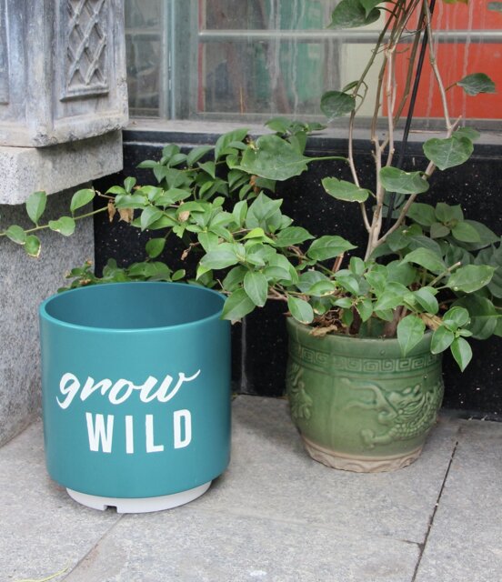 Habitat Slogan Planter