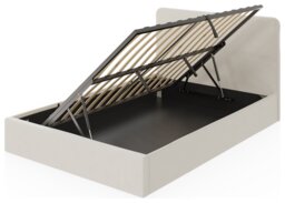 GFW Chiswick Small Double Side Lift Ottoman Bed - Natural - thumbnail 2