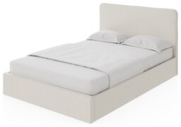 GFW Chiswick Small Double Side Lift Ottoman Bed - Natural - thumbnail 1
