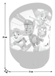 Paw Patrol Kids LED 3D Wall and Table Night Light - Blue - thumbnail 2