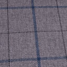 Argos Home Skirt Pair of Fabric Dining Chair - Grey and Blue - thumbnail 2