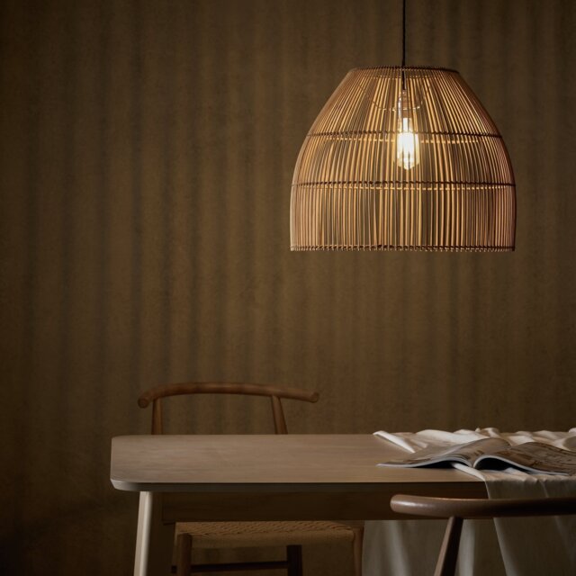 Habitat Emillius Bamboo Lampshade - 51cm - image 1