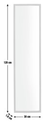 Home Essentials Full Length Wall Mirror - 120x30cm - thumbnail 2