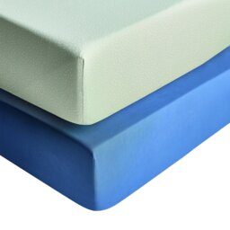 Habitat Kids Twin Pack Blue Fitted Sheet - Single - thumbnail 1
