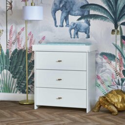 Obaby Evie Nursery 2 Piece Furniture Set - White - thumbnail 1