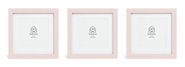 Habitat Wooden 3 Pack Picture Frames - Mixed Sizes - image 1