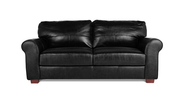 Argos Home Salisbury Leather 3 Seater Sofa - Black - image 1
