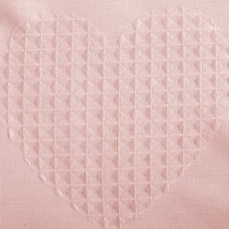 Argos Home Waffle Heart Blush Kids Bedding Set - Single - thumbnail 2
