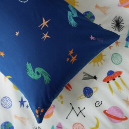 Argos Home Space Glow in the Dark Kids Bedding Set - Toddler - thumbnail 2