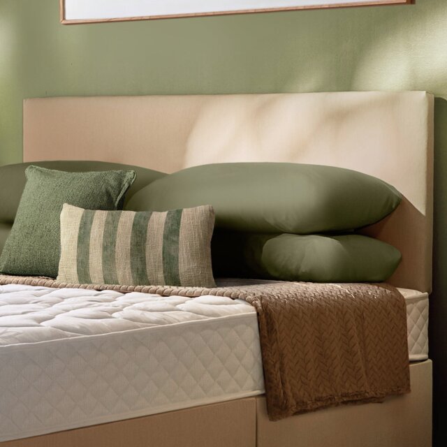Silentnight Milan Superking Headboard - Sandstone - image 1