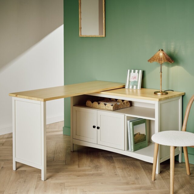 Habitat Bournemouth Office Desk - Beige - image 1