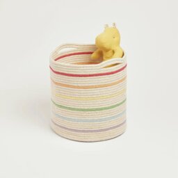 Great Little Trading Company Rope Storage Basket - Rainbow - thumbnail 2