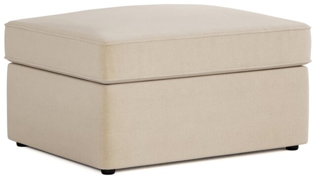Jay-Be Fabric Footstool Chair Bed - Cream - image 1