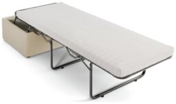 Jay-Be Fabric Footstool Chair Bed - Cream - thumbnail 2