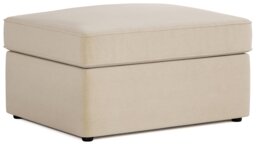Jay-Be Fabric Footstool Chair Bed - Cream - thumbnail 1