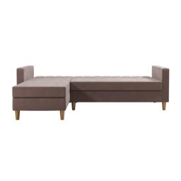 Dorel Liberty Velvet Sofa Bed - Pink - thumbnail 2