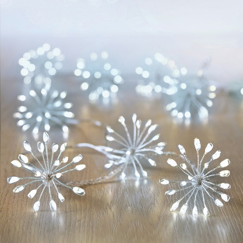 FLA 1000-LED 14.5M Multi-Colored Cluster Christmas Lights – 8 Functions With Memory, Indoor/Outdoor String Lights