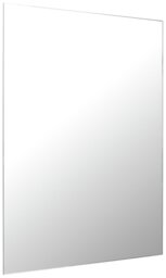 Innova Drilled Rimless Bathroom Mirror - 50x70cm - thumbnail 2
