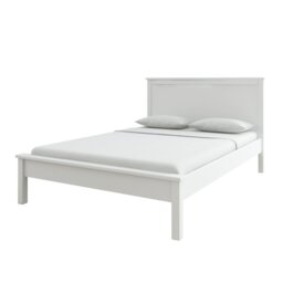 Habitat Brooklyn Kingsize Wooden Bed Frame - White - thumbnail 2