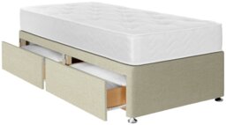 Argos Home Carlton Single 2 Drawer Divan Bed - Natural - thumbnail 1