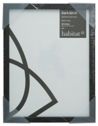 Habitat Black Dark Birch Wooden Picture Frame - 30x40cm - thumbnail 2