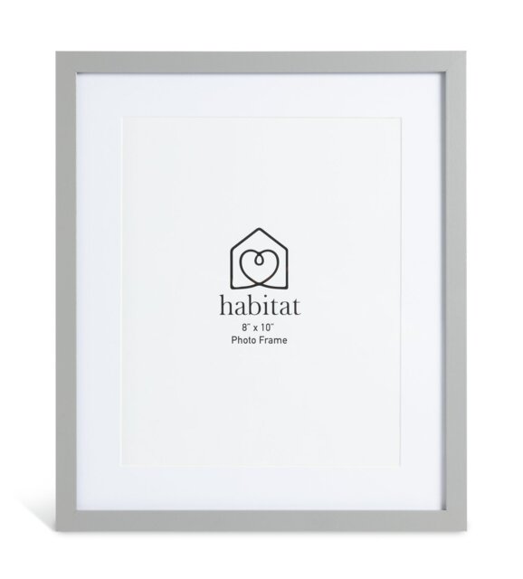 Habitat Grey Wooden 3 Pack Picture Frames - Mixed Sizes - image 1