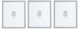 Habitat Grey Wooden 3 Pack Picture Frames - Mixed Sizes - thumbnail 2
