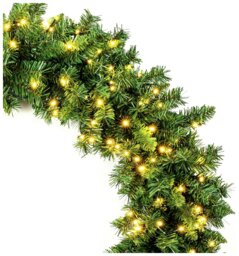 Premier Decorations Pre lit Oregon Christmas Wreath - thumbnail 2