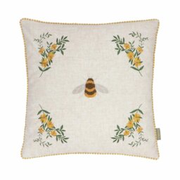 Wylder Ramble Bee Tufted Cushion Natural - 45x45cm - thumbnail 2