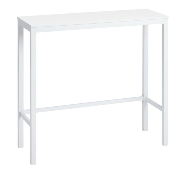 Argos Home Toby 2 Seater Bar Table - White - image 1