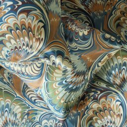Habitat Cotton Marbled Print Blue Bedding Set - King size - thumbnail 2