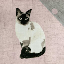 Fusion Cats Printed Blush Pink Bedding Set - Double - thumbnail 2