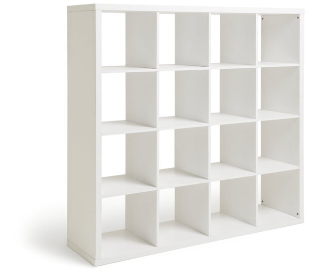 Habitat Squares Plus 16 Cube Storage Unit - White - image 1
