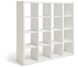Habitat Squares Plus 16 Cube Storage Unit - White - thumbnail 2