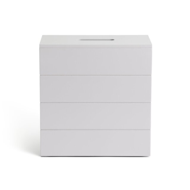 Argos Home Tongue and Groove Toilet Roll Holder - Grey - image 1