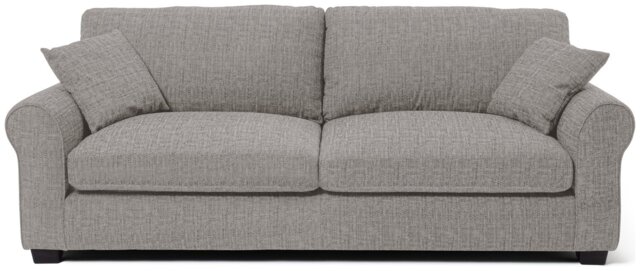 Argos Home Lisbon Fabric 4 Seater Sofa - Grey - image 1