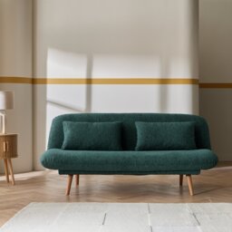Habitat Bean Fabric Clic Clac Sofa Bed - Teal