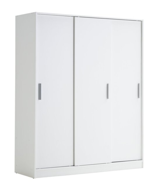 Argos Home Nova 3 Door Sliding Wardrobe - White - image 1