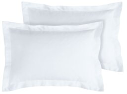 Habitat Cotton Rich 180 TC Oxford Pillowcase Pair - White